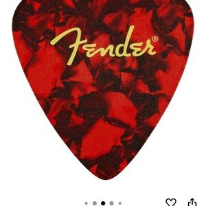 NIB Fender Guitar Pick Drink Coasters Set Of 4